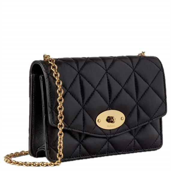 Mulberry Small Darley Black Quilting